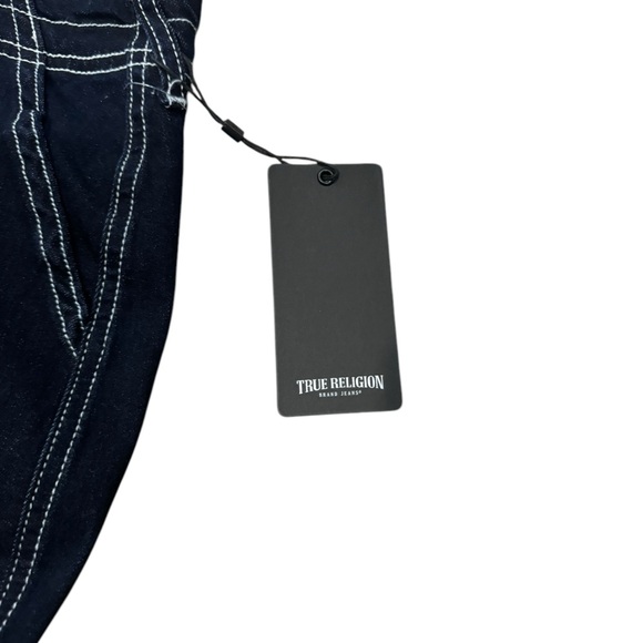 NWT True Religion Split skirt Denim Maxi size 30/10 US Dark Wash - Picture 7 of 7